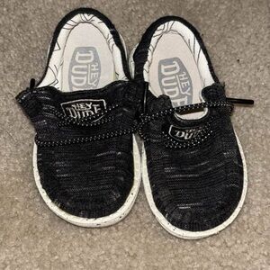 Hey Dude Black Moccasins Casual Slip-On Shoes